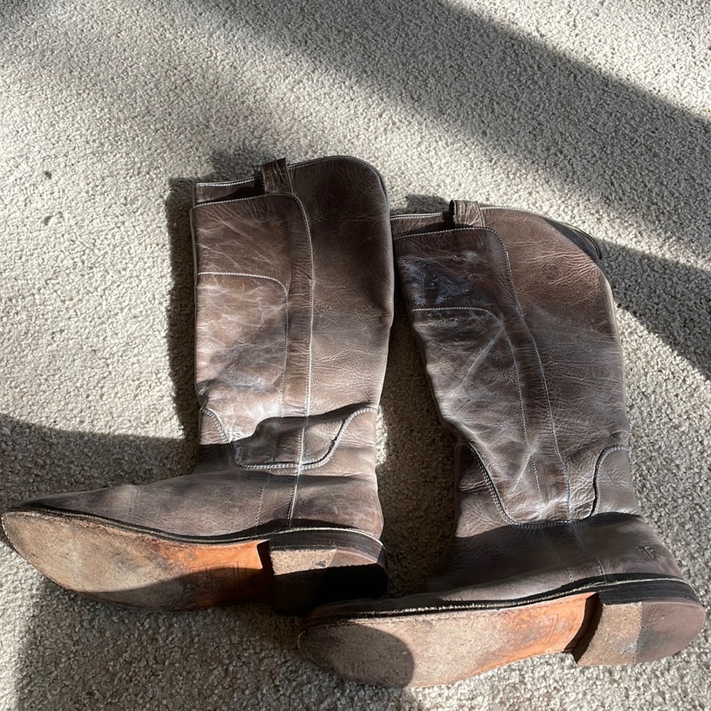 Frye boot Paige Tall Riding boot in slate size W9